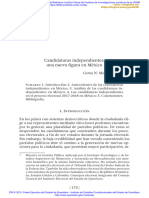 Candidaturas Independientes: Una Nueva Figura en México: Gema N. Morales Martínez