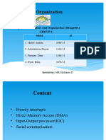 Input-Output Organization: Computer Architecture and Organization (Seng2031) Group 4