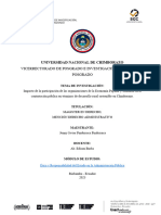 Perfil de Investigación para Artículo Científico Regional - Jonny Javier Pinduisaca Pinduisaca