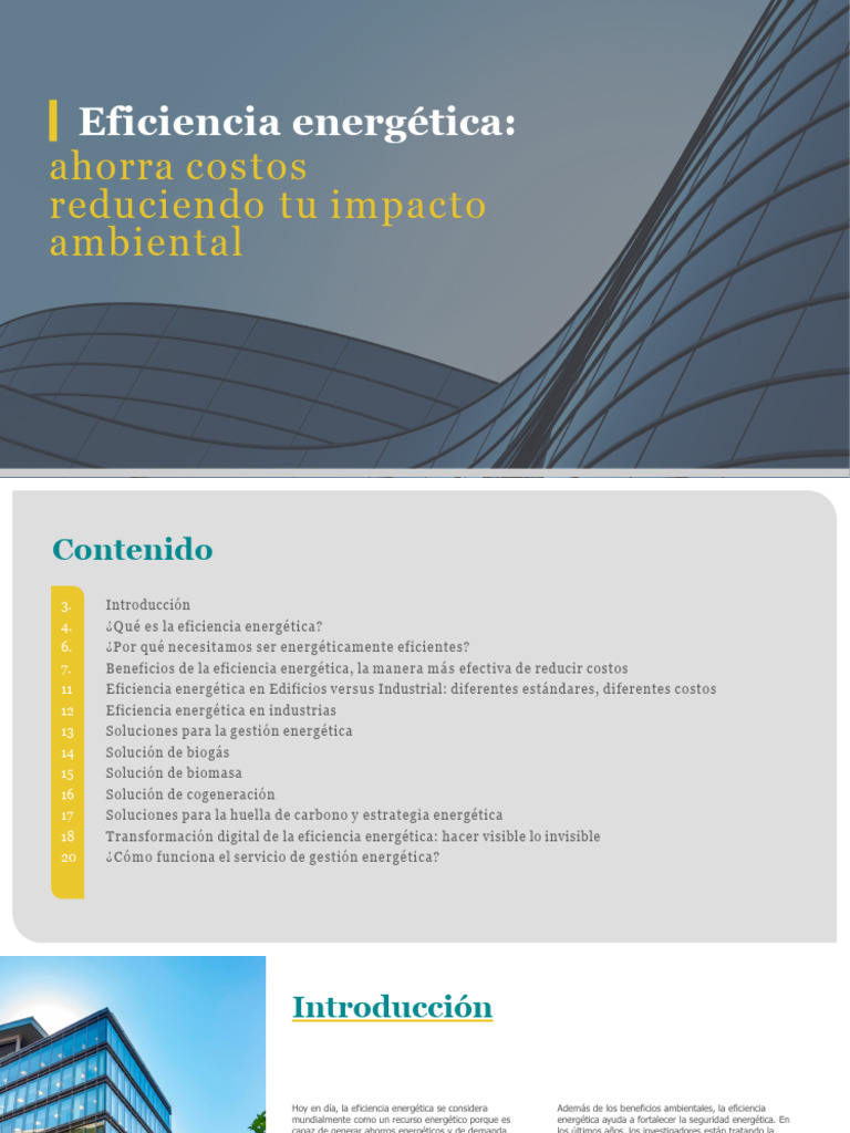 Eficiencia Energética: Ahorra y Sostenibilidad | PDF | Uso eficiente de ...