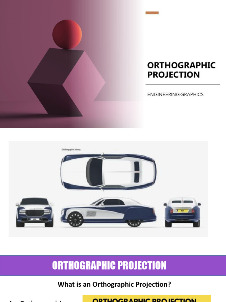 Orthographic Projection | PDF
