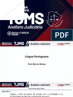 Semana Decisiva TJMS Analista Língua Portuguesa Prof. Márcio Wesley