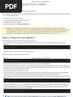 Migrating Your System From Media - IBM Documentation