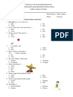 Soal UTS Inggris Kelas 3