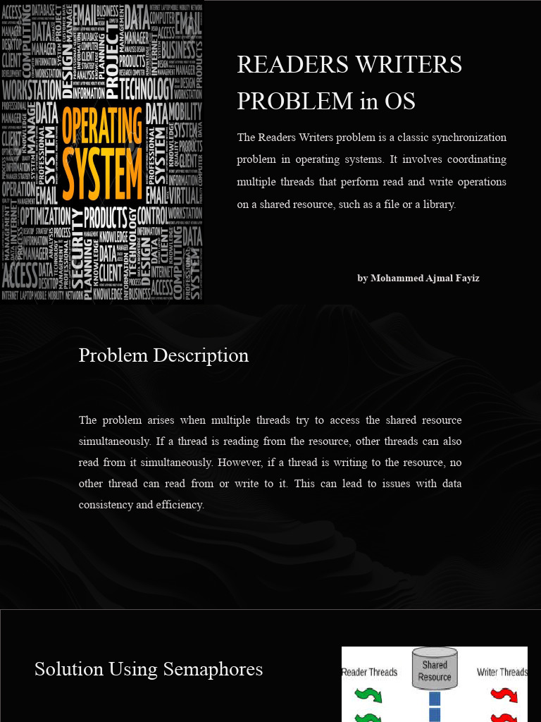 Readers Writers Problem in Os | PDF | Thread (Computing) | Computer ...