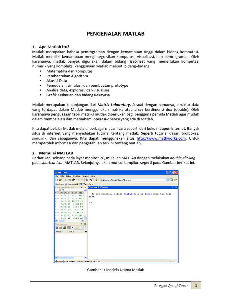 3 Pengenalan Matlab Pdf
