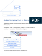 Assign Company Code To Controlling Area - SAP Training Tutorials