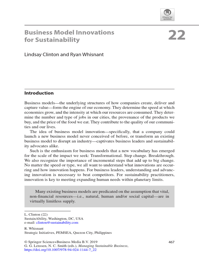 Clinton2018 Bmi For Sustainability Pdf