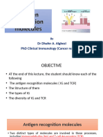 MIC - Dr. Dafer - Antigen Recognition Molecules - Lec 3