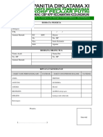 Formulir Pendaftaran Diklatama