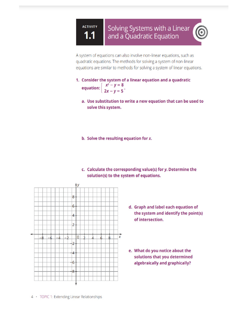 Quadratic System Notes | PDF