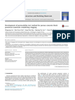 Development of Permeability Test Method For Porous Concrete Block Pavement Materials Considering Clogging