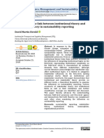 Demystifying The Link Between Institutional Theory and Stakeholder Theory in Sustainability Reporting