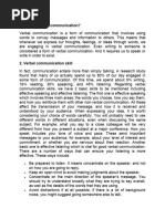 36 Examples of Verbal Communication | PDF | Communication | Nonverbal ...