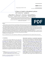 An fMRI Study of Theory of Mind in Schizophrenic Patients With "Passivity" Symptoms