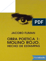 Jacobo Fijman Obra Poetica 1 Molino Rojo Hecho de Estampas