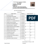 Daftar Hadir Peserta Ujian