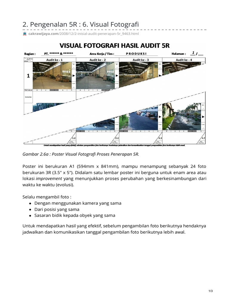 Visualisasi Proses Penerapan 5R | PDF | Metode & Bahan Ajar | Teknologi ...