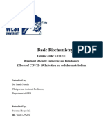 Effects of COVID-19 Infection On Cellular Metabolism Assignment