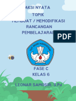 Aksi Nyata Membuat Memodifikasi Rancangan Pembelajaran