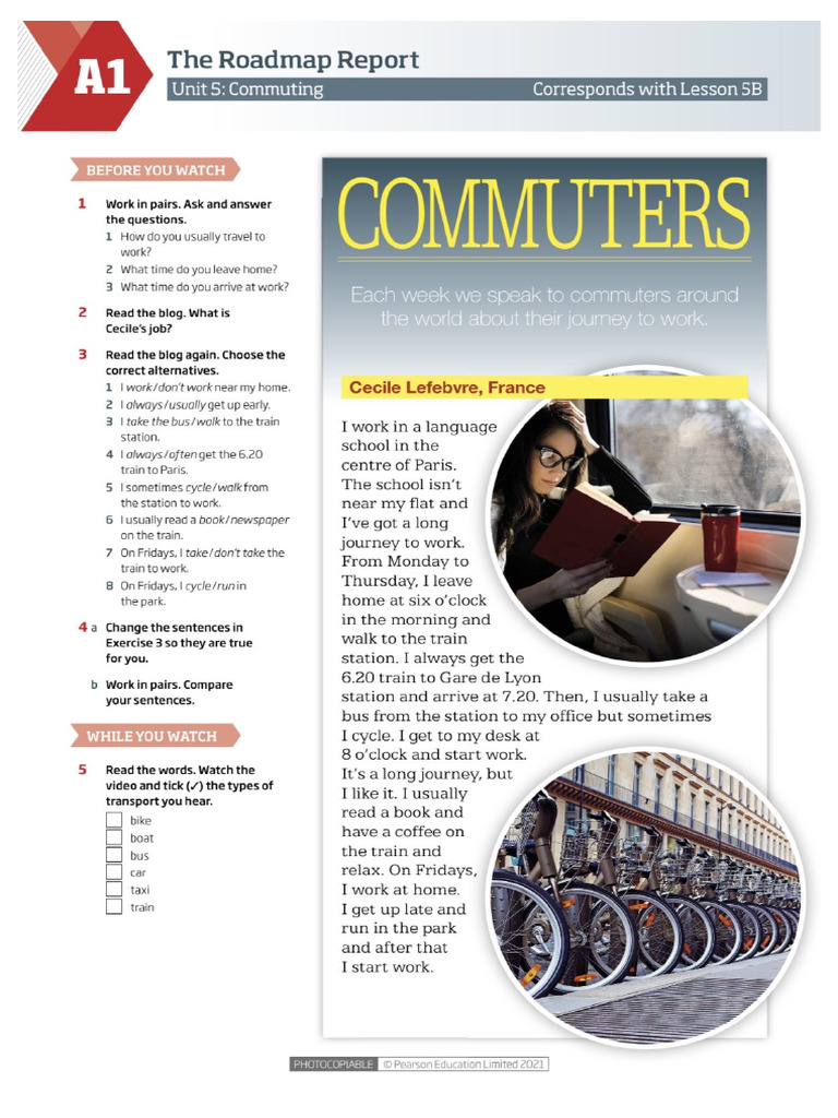 Roadmap a1 video worksheet 5 pdf