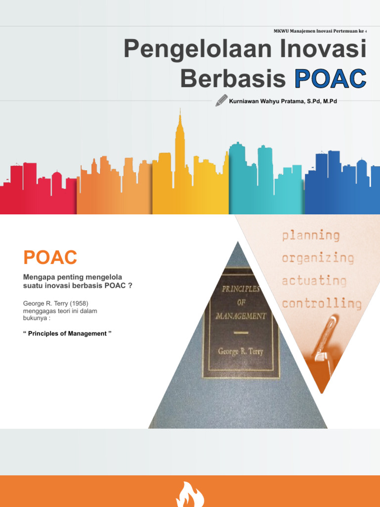 Pengelolaan Inovasi dengan POAC | PDF