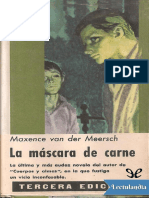 La Mascara de Carne - Maxence Van Der Meersch
