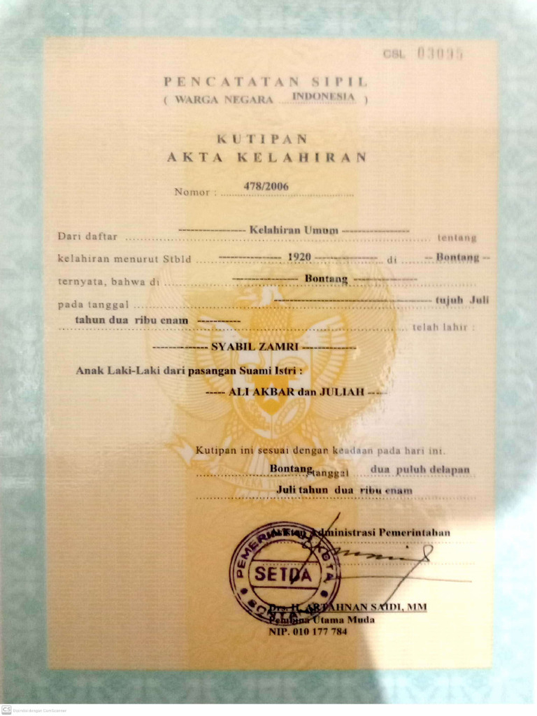 Akta Syabil Zamri | PDF