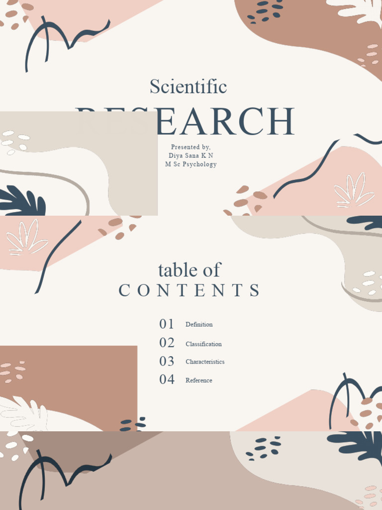 Overview of Scientific Research Methods | PDF | Scientific Method ...