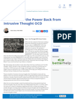 How To Take The Power Back From Intrusive Thought OCD