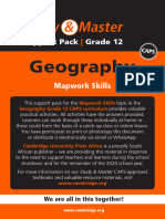 Study Master Gr12 Geography Mapwork Skills