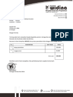 Surat Invoice Fitriana, Se., Mba