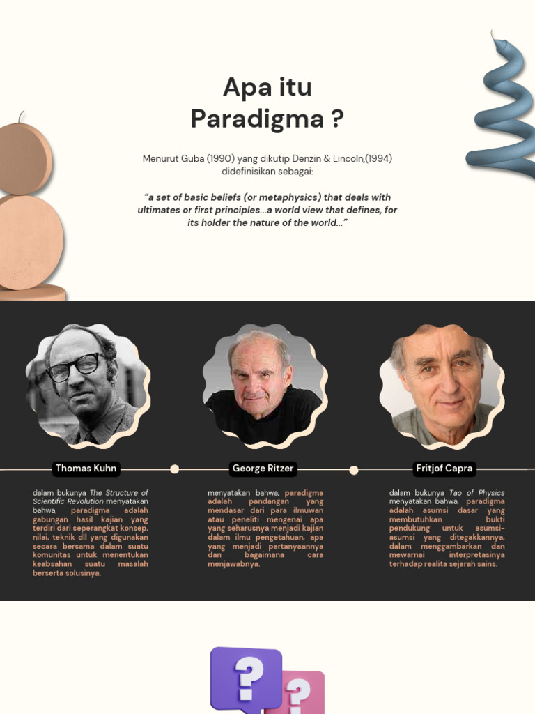 Kedudukan Paradigma dalam Penelitian Kualitatif | PDF | Filsafat