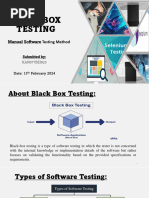 Black Box Testing