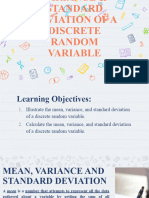 Lesson 2 Mean Variance and Standard Deviation
