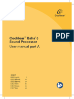 Baha 5 Sound Processor User Manual