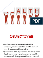 Community and Environmental Health Career