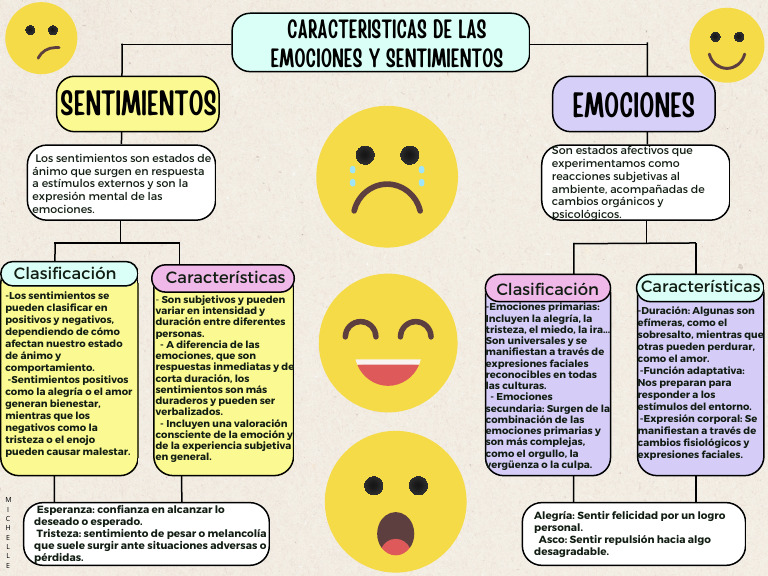 Características de emociones y sentimientos | PDF | Las emociones ...