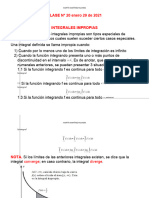 Clase #20 INTEGRALES IMPROPIAS