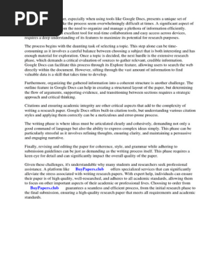 Google Docs Research Paper