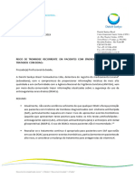 Risco de Trombose Recorrente em Pacientes Com Síndrome Antifosfolípide Tratados Com Doacs