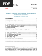 Overview of Developments in The International Trading Environment - Wto Report 6 Dec 2022