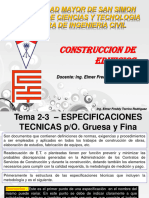 Construccion de Edificios - Temas Nro 2 y 3