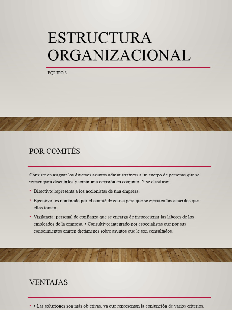 Estructura Organizacional | PDF | Crecimiento personal y profesional ...