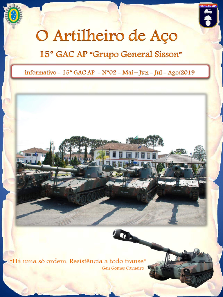 Atividades do 15º GAC AP em 2019 | PDF | Artilharia | Ciência militar