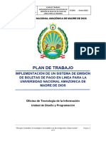 Modelo de Plan de Trabajo Articulado Al POI y PIA