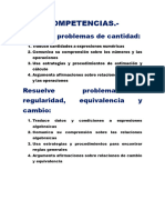 Competencias.-: Resuelve Problemas de Cantidad