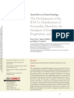 Tyrer Et Al 2019 The Development of The Icd 11 Classification of Personality Disorders An Amalgam of Science Pragmatism
