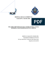 Proposal Kegiatan Pelatihan BIM TEKLA STRUCTURE