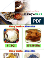 Clase Aymara - Alimentos
